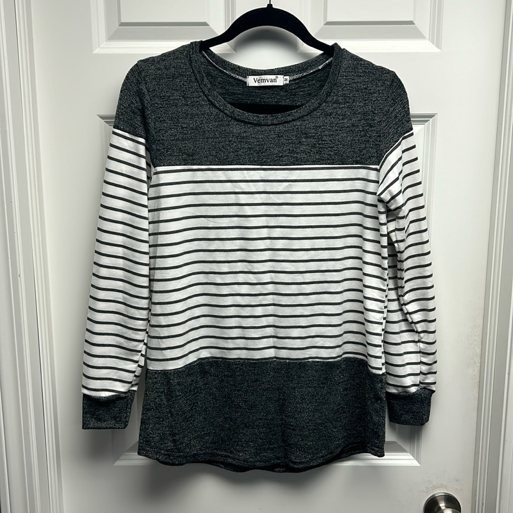 Long Sleeve Striped Shirt
